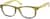 Angle view of Square Glasses 124724 in Olive thumbnail