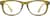 Front view of Square Glasses 124724 in Olive thumbnail