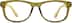 Square Glasses 124724 in Olive