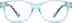 Kids' Rectangle Glasses 124816 in Blue