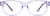 Front view of Kids' Rectangle Glasses 124817 in Purple thumbnail