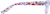 Side view of Kids' Rectangle Glasses 124817 in Purple thumbnail