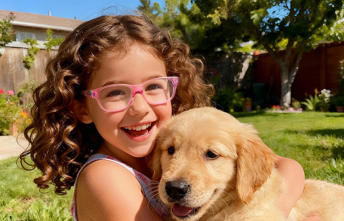 Image of Kids' Rectangle Glasses