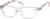 Angle view of Kids' Rectangle Glasses 124823 in Clear thumbnail