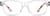 Front view of Kids' Rectangle Glasses 124823 in Clear thumbnail