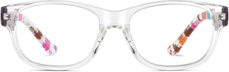 Clear Kids' Rectangle Glasses
