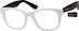 Square Glasses 12489530 in White