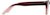 Side view of Square Glasses 124918 in Maroon thumbnail
