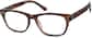 Angle view of Square Glasses 124925 in Tortoiseshell thumbnail