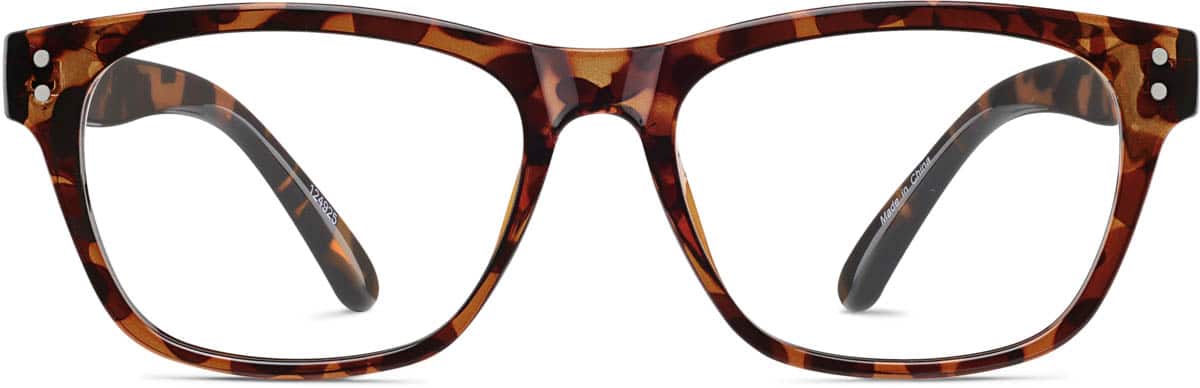 Tortoiseshell Square Glasses #124925 | Zenni Optical