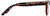 Side view of Square Glasses 124925 in Tortoiseshell thumbnail