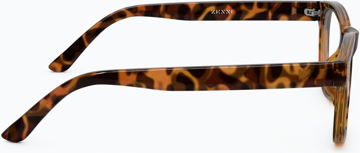 Side view of Square Glasses 124925 in Tortoiseshell thumbnail