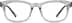 Rectangle Glasses 125012 in Smoke