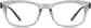 Front view of Rectangle Glasses 125012 in Smoke thumbnail