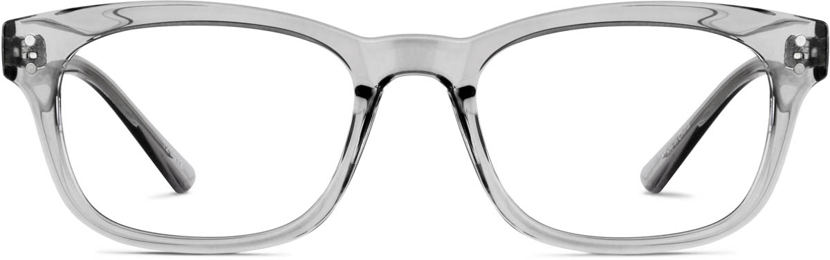 Smoke Rectangle Glasses