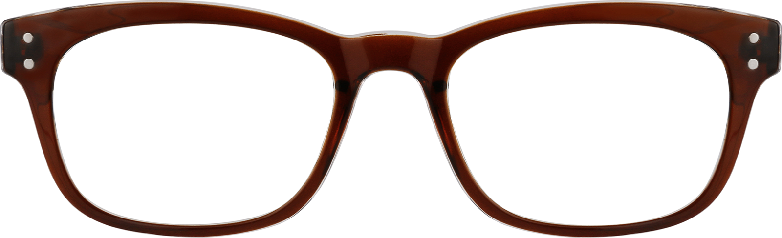 Smoke Rectangle Glasses #125012 | Zenni Optical
