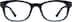 Rectangle Glasses 125021 in Black