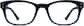 Front view of Rectangle Glasses 125021 in Black/Blue thumbnail