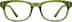 Rectangle Glasses 125024 in Green