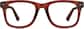 Front view of Klutch Player Glasses 125215 in Maple thumbnail