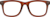 Front view of Klutch Player Glasses 125215 in Maple thumbnail