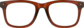Front view of Klutch Player Glasses 125215 in Maple thumbnail