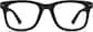 Front view of Klutch Player Glasses 125221 in Black thumbnail