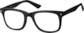 Angle view of Klutch Player Glasses 125221 in Black thumbnail