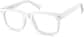 Angle view of Klutch Player Glasses 125230 in White thumbnail