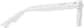 Side view of Klutch Player Glasses 125230 in White thumbnail
