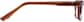 Side view of Rectangle Glasses 125415 in Brown thumbnail