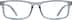 Rectangle Glasses 125416 in Blue