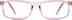 Rectangle Glasses 125417 in Pink