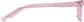 Side view of Rectangle Glasses 125417 in Pink thumbnail