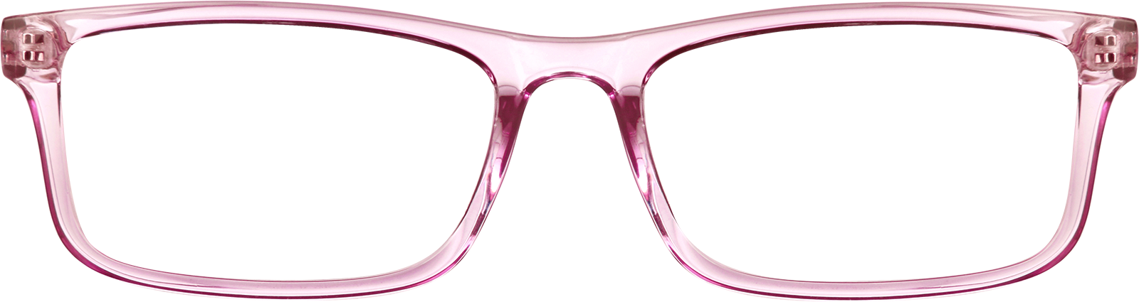 Pink Rectangle Glasses #125417 | Zenni Optical Canada