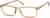 Angle view of Rectangle Glasses 125423 in Cream thumbnail