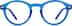 Round Glasses 125516 in Blue