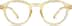 Round Glasses 125522 in Yellow