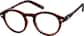 Angle view of Round Glasses 125525 in Tortoiseshell thumbnail