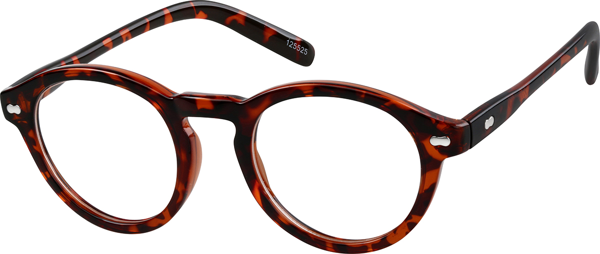 Tortoiseshell Round Glasses 125525