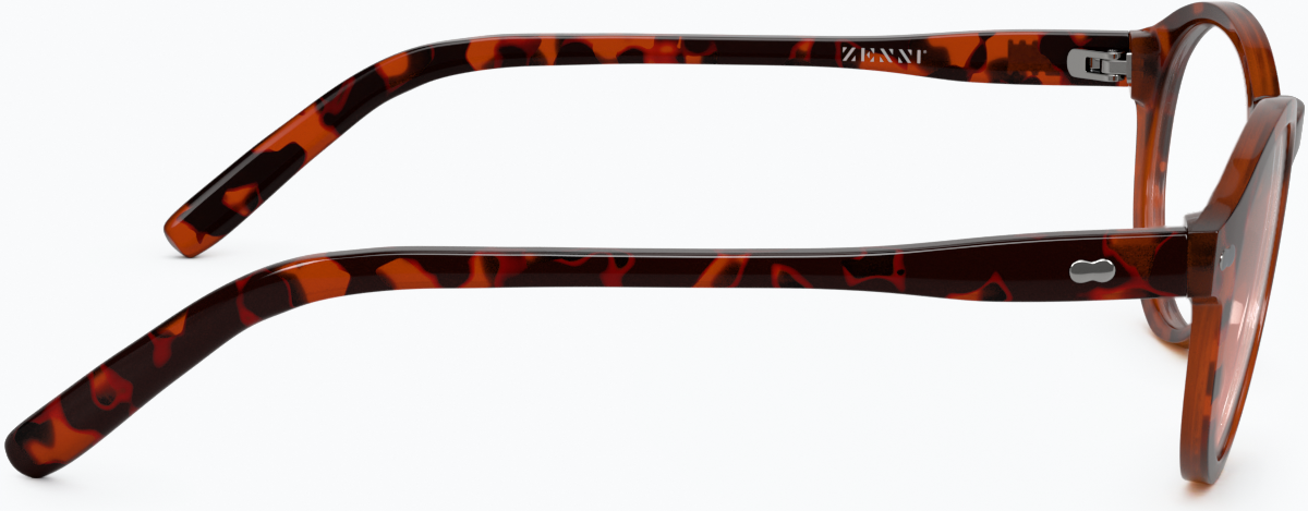 Side view of Round Glasses 125525 in Tortoiseshell thumbnail