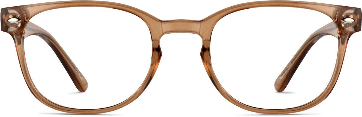 Brown Square Glasses #125615 | Zenni Optical
