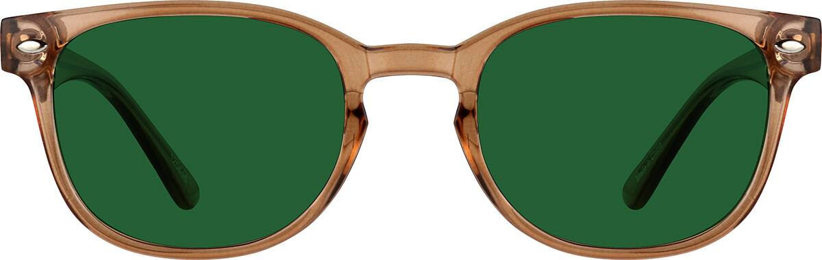 Brown Square Glasses #125615 | Zenni Optical