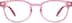 Square Glasses 125619 in Pink