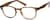 Angle view of Square Glasses 125625 in Tortoiseshell thumbnail