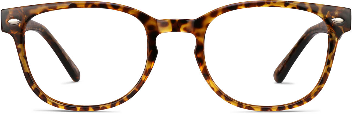 Tortoiseshell Square Glasses #125625