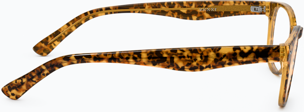 Side view of Square Glasses 125625 in Tortoiseshell thumbnail