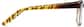 Side view of Rectangle Glasses 125815 in Brown thumbnail