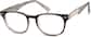 Angle view of Square Glasses 125915 in Brown thumbnail