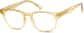 Angle view of Square Glasses 125922 in Sunflower thumbnail